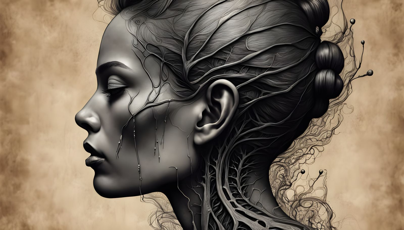 Dissected Ear: A Gustave Doré & Greg Rutkowski Inspired Char...