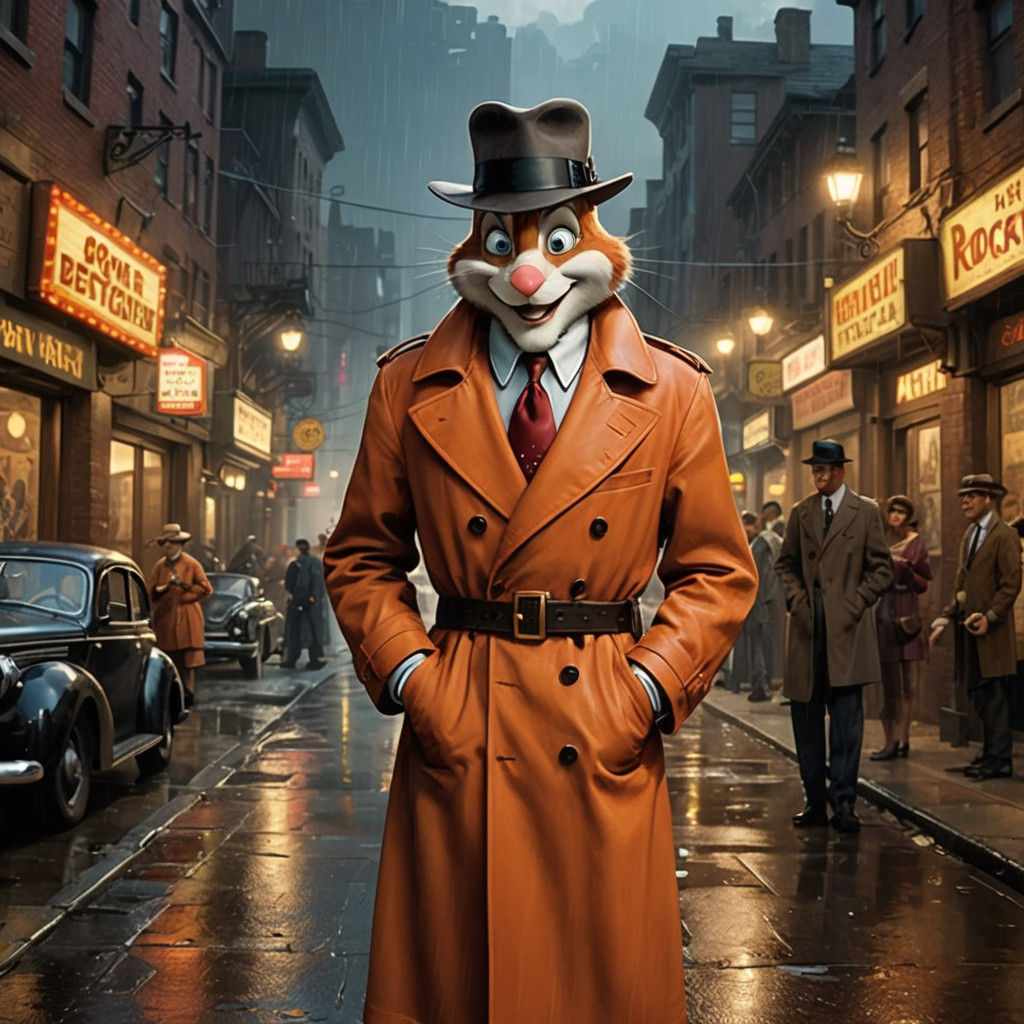 Roger Rabbit Meets a Hard-Boiled Detective in Hyperrealistic...