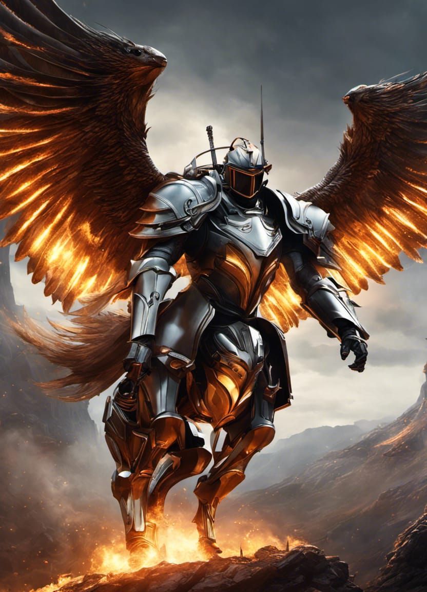 Steampunk Pegasus centaur