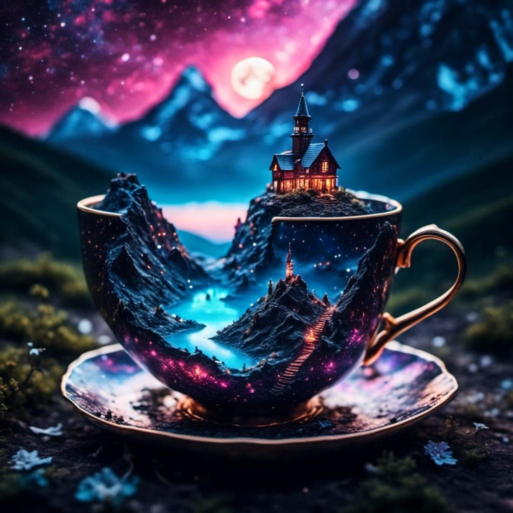 Surreal Universe in a Teacup: Surrealist Dreamscape