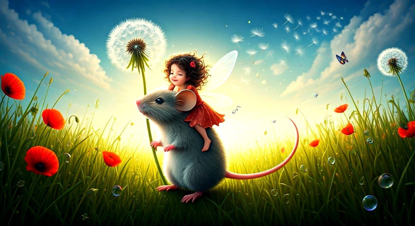 Monya with a gray friend