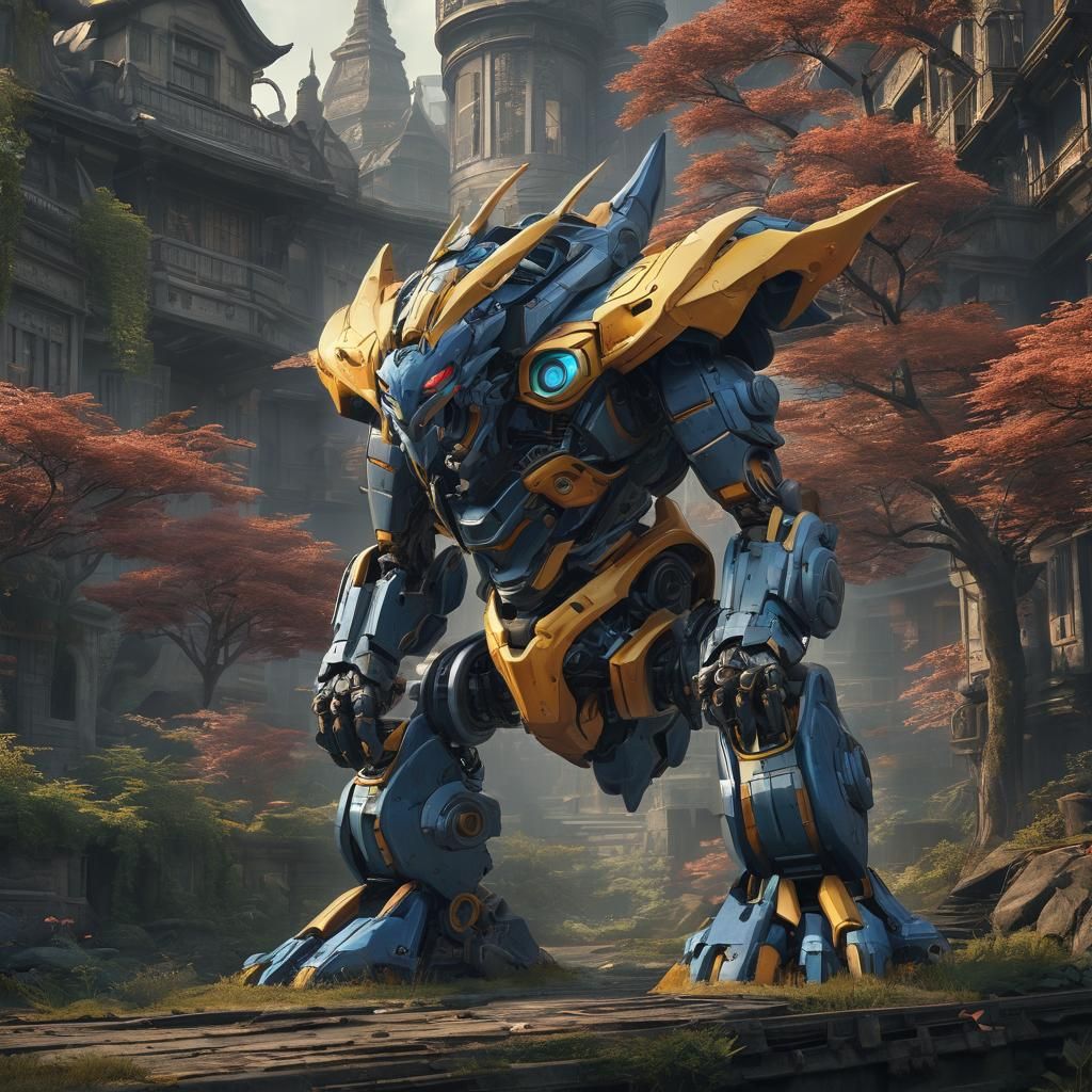 Pokemon Mecha Concept Art in 8K Resolution