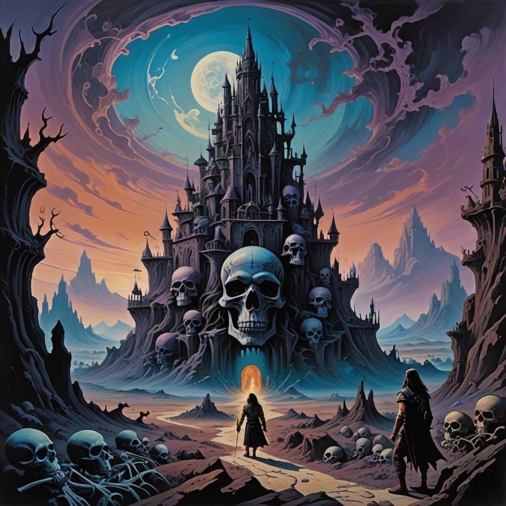 Barbarian in a Dreamlike Skulls Manor