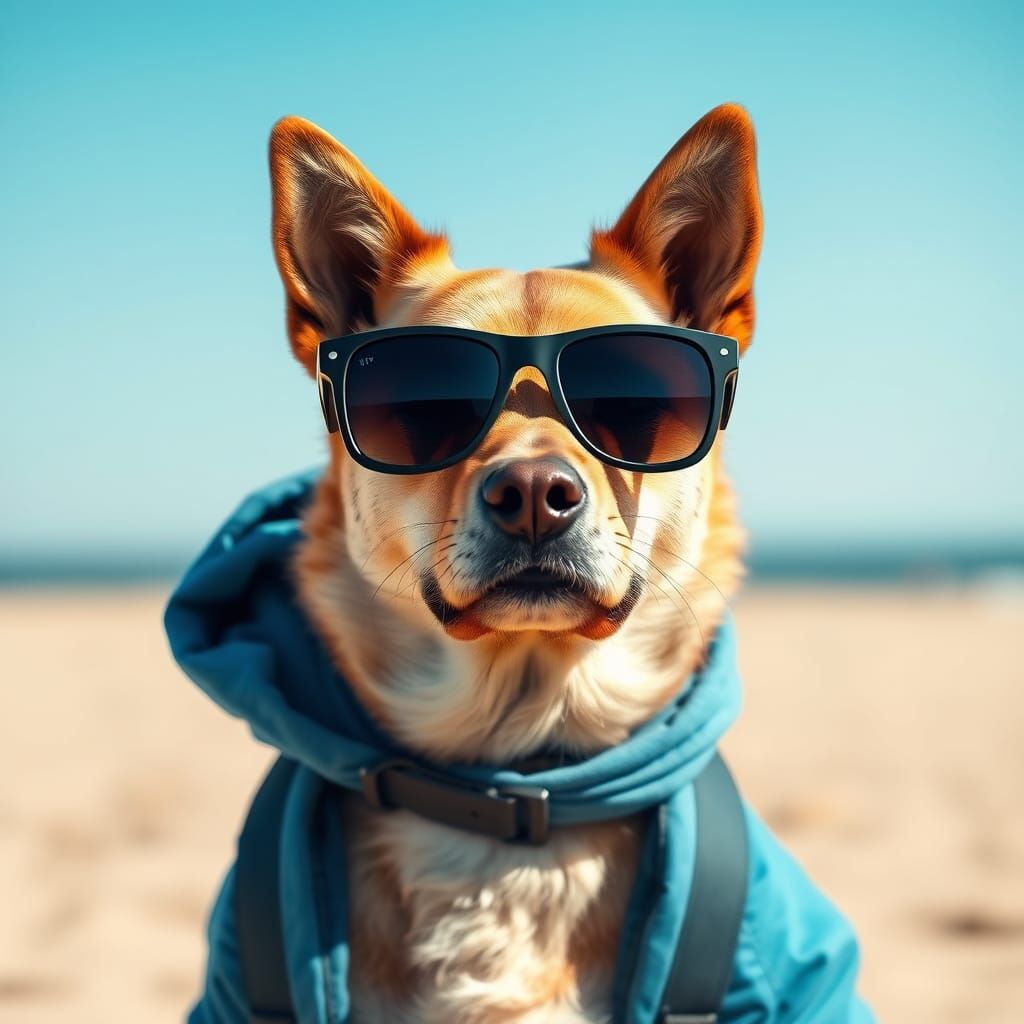 Doge Wearing Sunglasses
