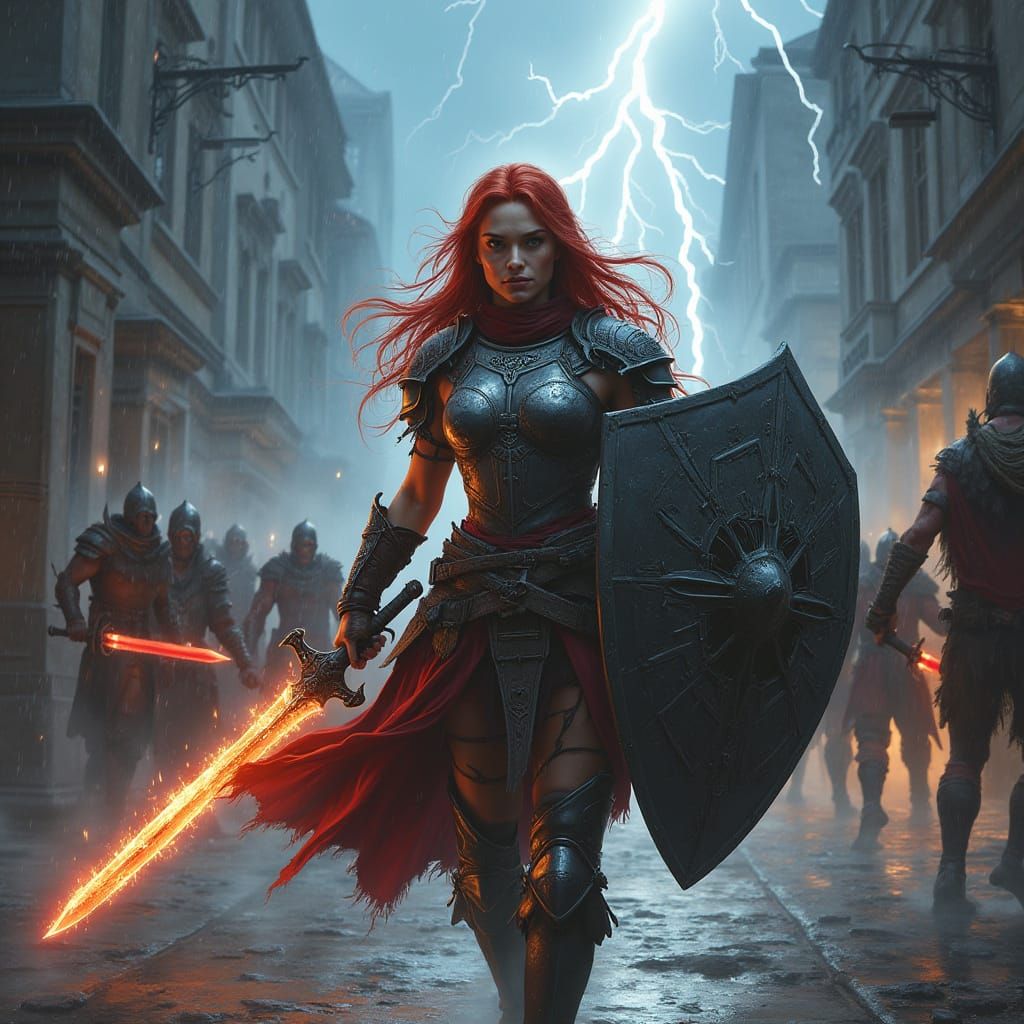 Valeria Duskryn Battles Undead Horde in Luskan