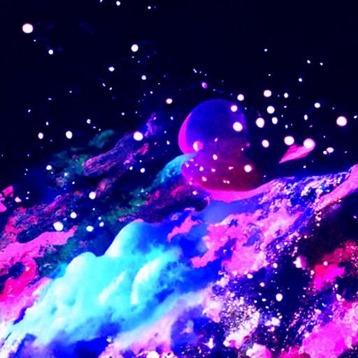 Dramatic View of Deep Outer Space