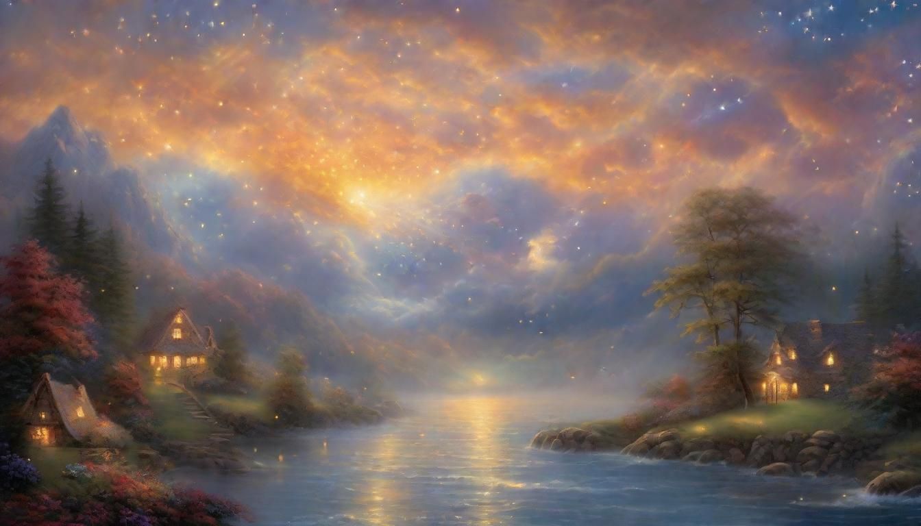 Dreamweaver Dancing in Sparkling Star Storm