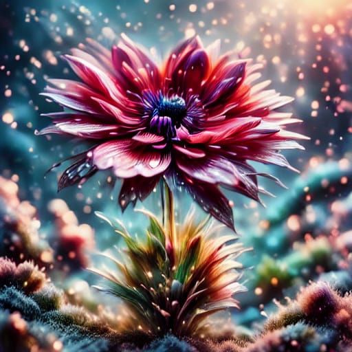 Oversized Floral Arrangement in a Grand Interior