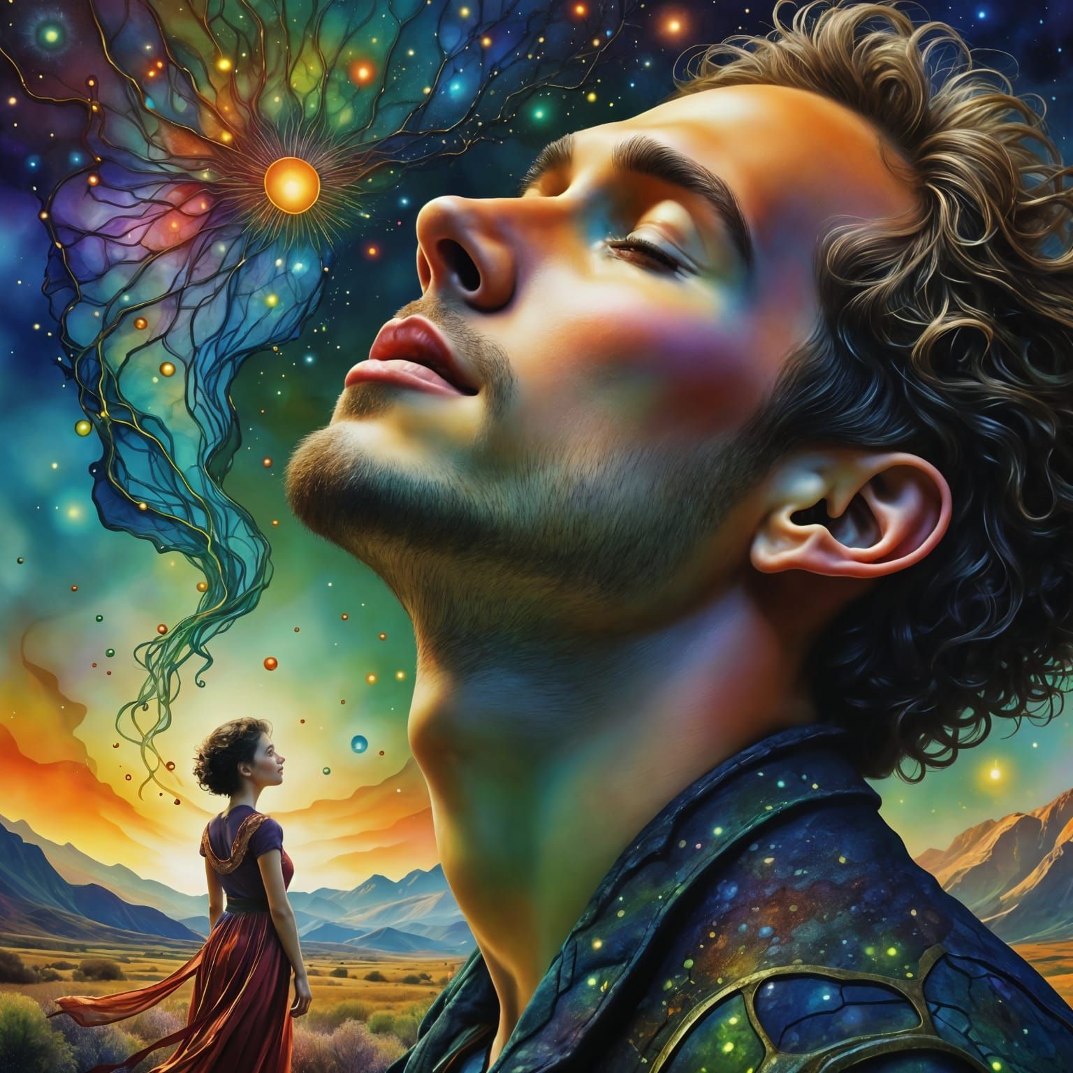 Dreams of Eternal Love in Surrealistic Harmony