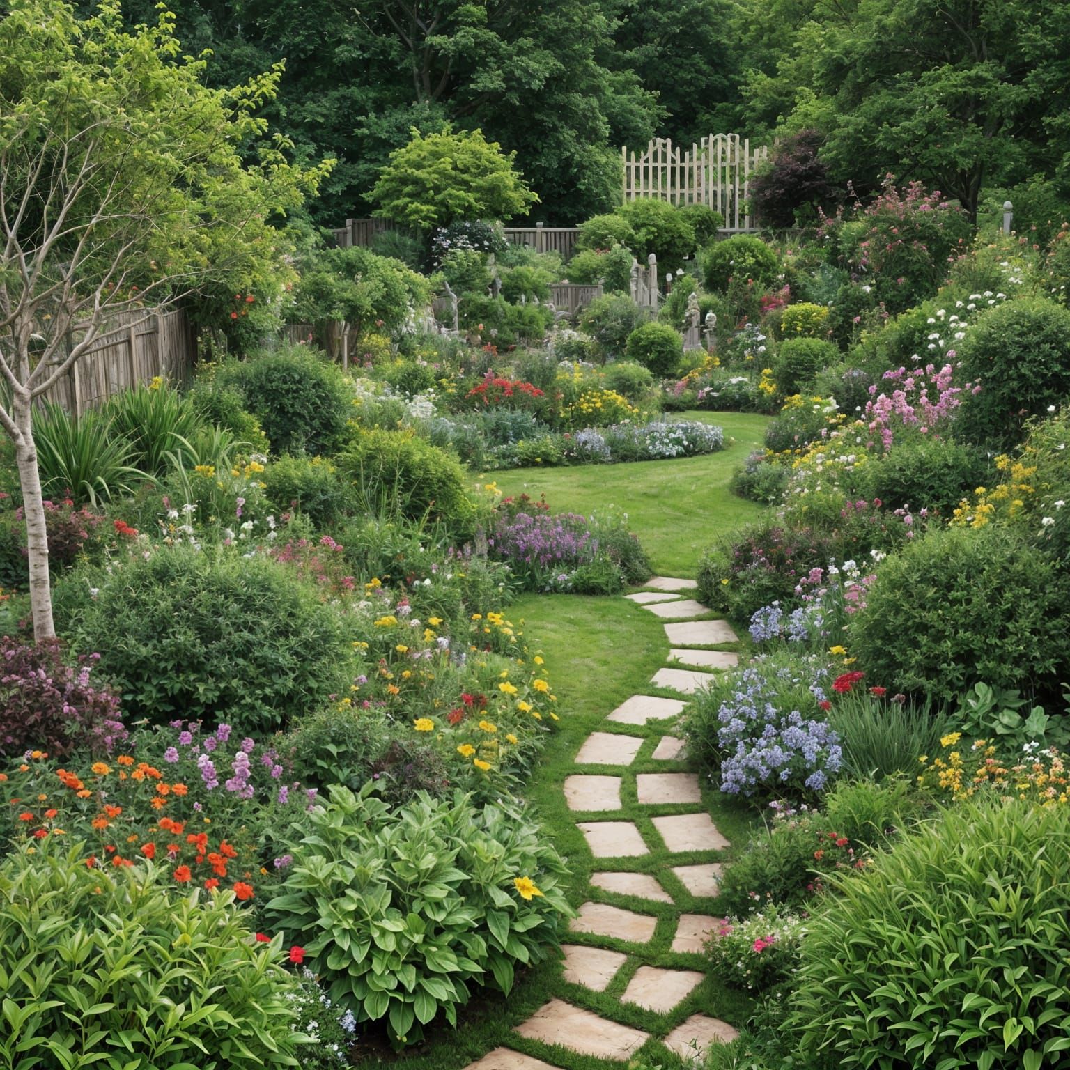 Astounding Large Garden Landscape