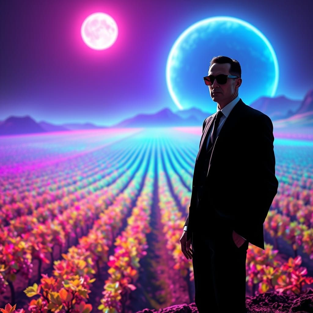 Men in Black Agent Discovers Surreal Alien Vineyard in Cyber...