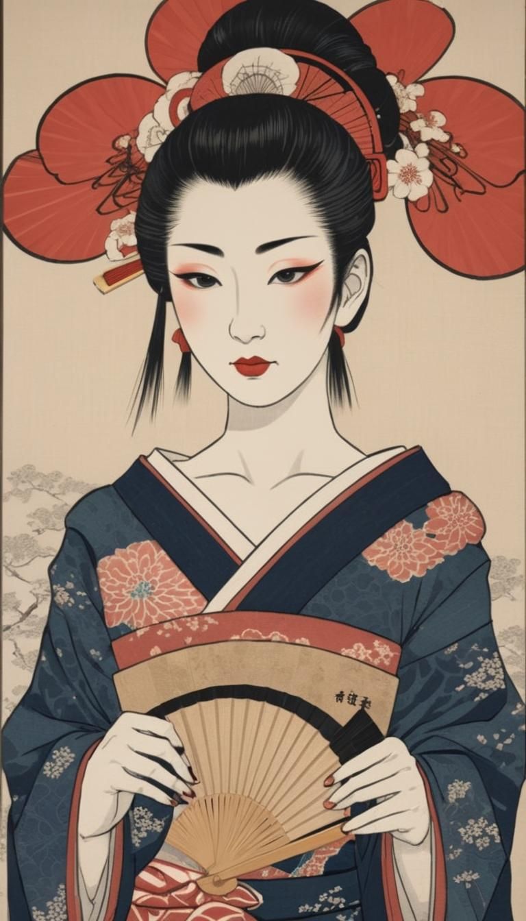 Geisha, UKIYO-E
