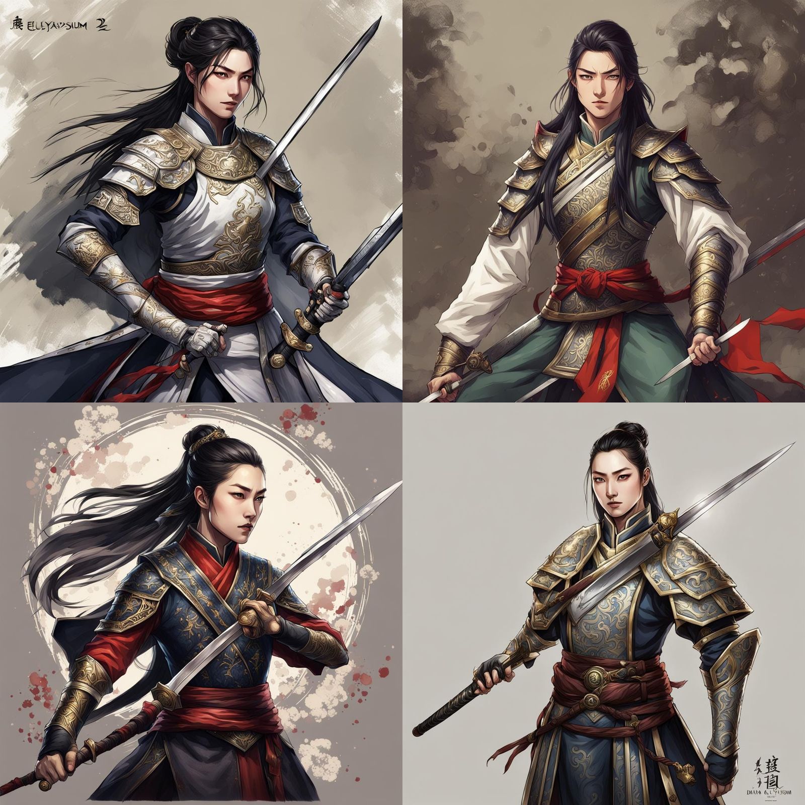 Duchess Diana of Elysium: Hyperrealistic Portrait