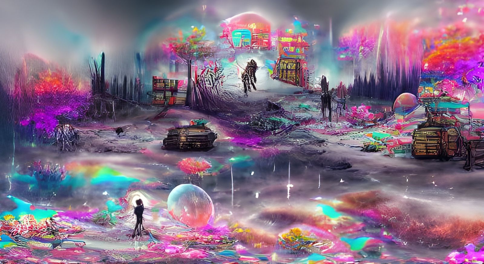 Post-Apocalyptic Cosmic Wonderland by Amaringo