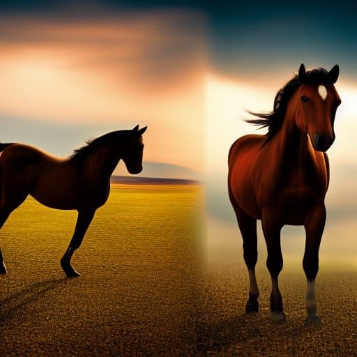 Majestic Mustang Stallion in Natural Light