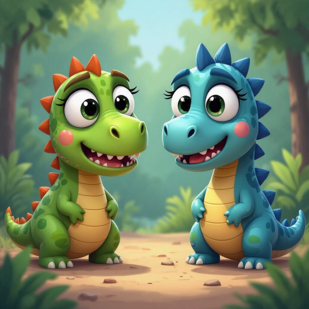 Worried Dinosaurs Realize Something's Missing in Disney Cart...