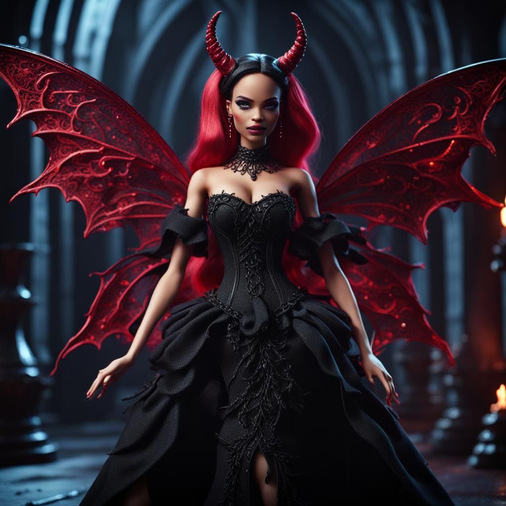 Detailed Gothic Fairy Concept Art