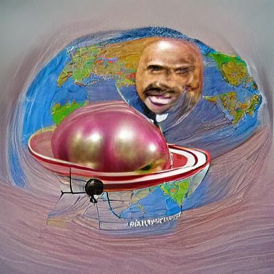 AI Realization of 'Steve Harvey Planet' Concept