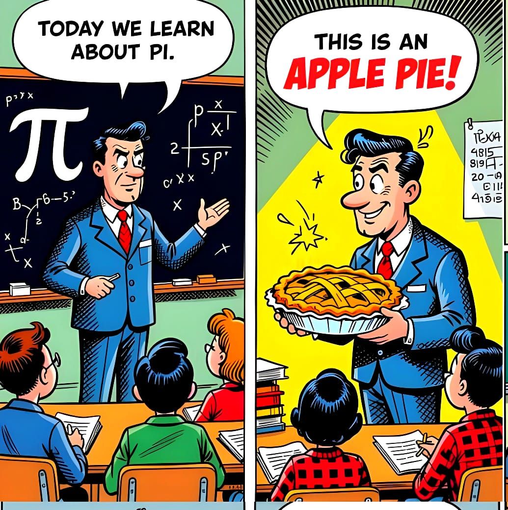 Math Teacher Uses Apple Pie for Pi Lesson