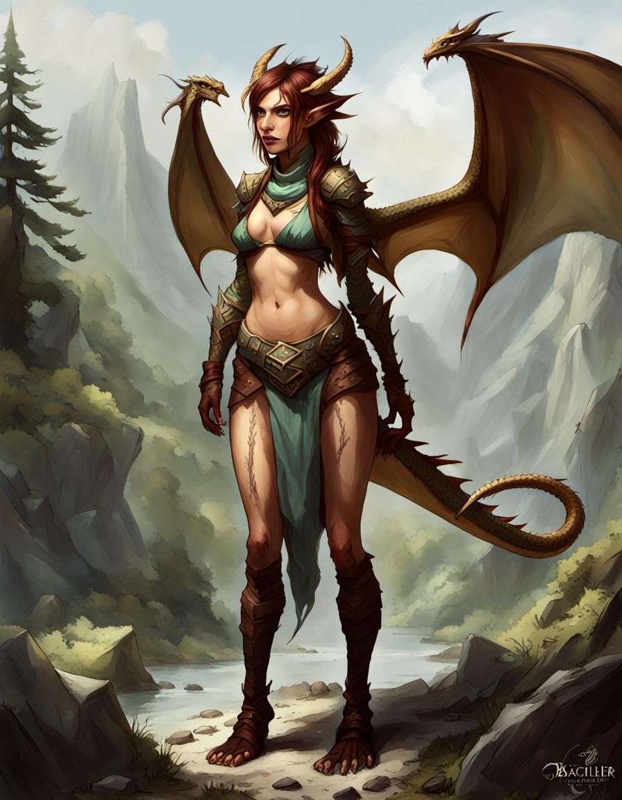 Dragonfolk Female Image