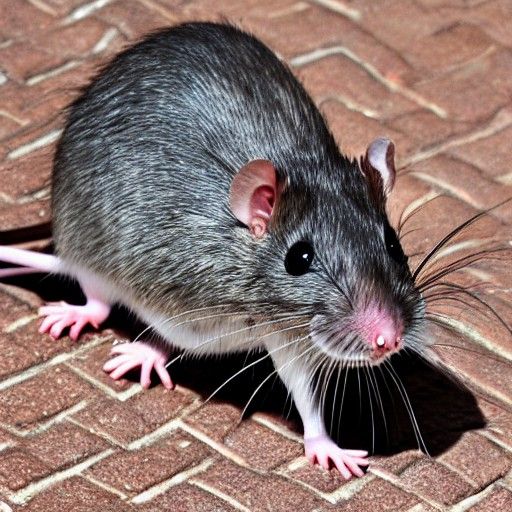 AI Generated Image of a Rat