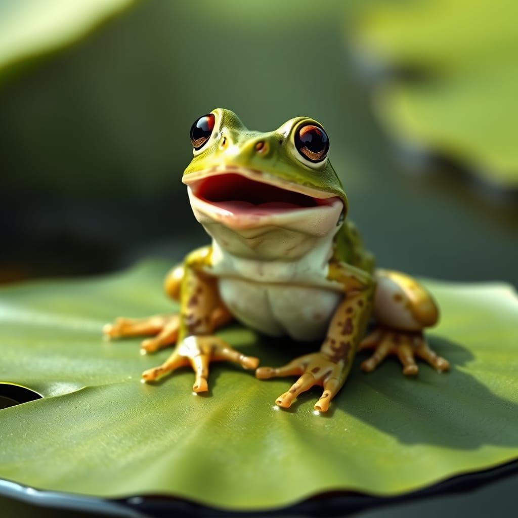 Surprised Frog