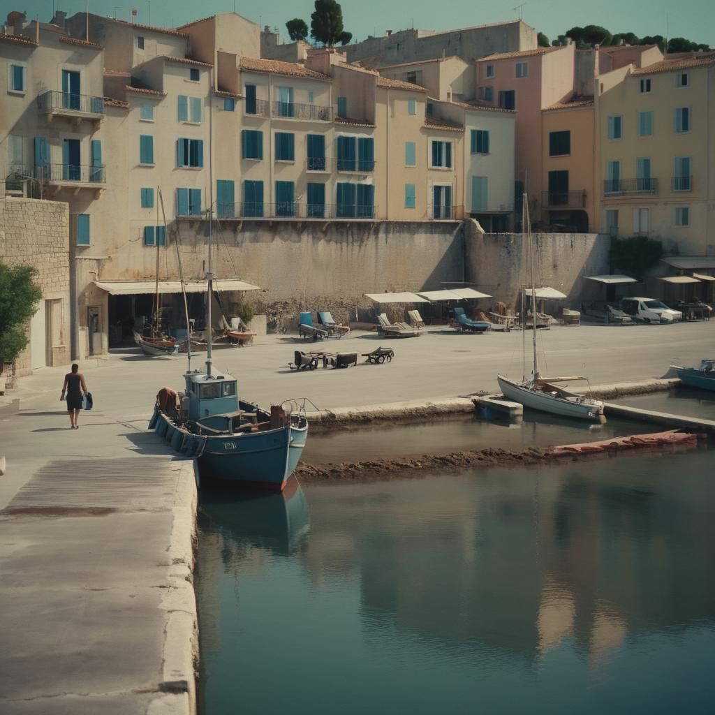 Dramatic Cinematic Still of Martigues