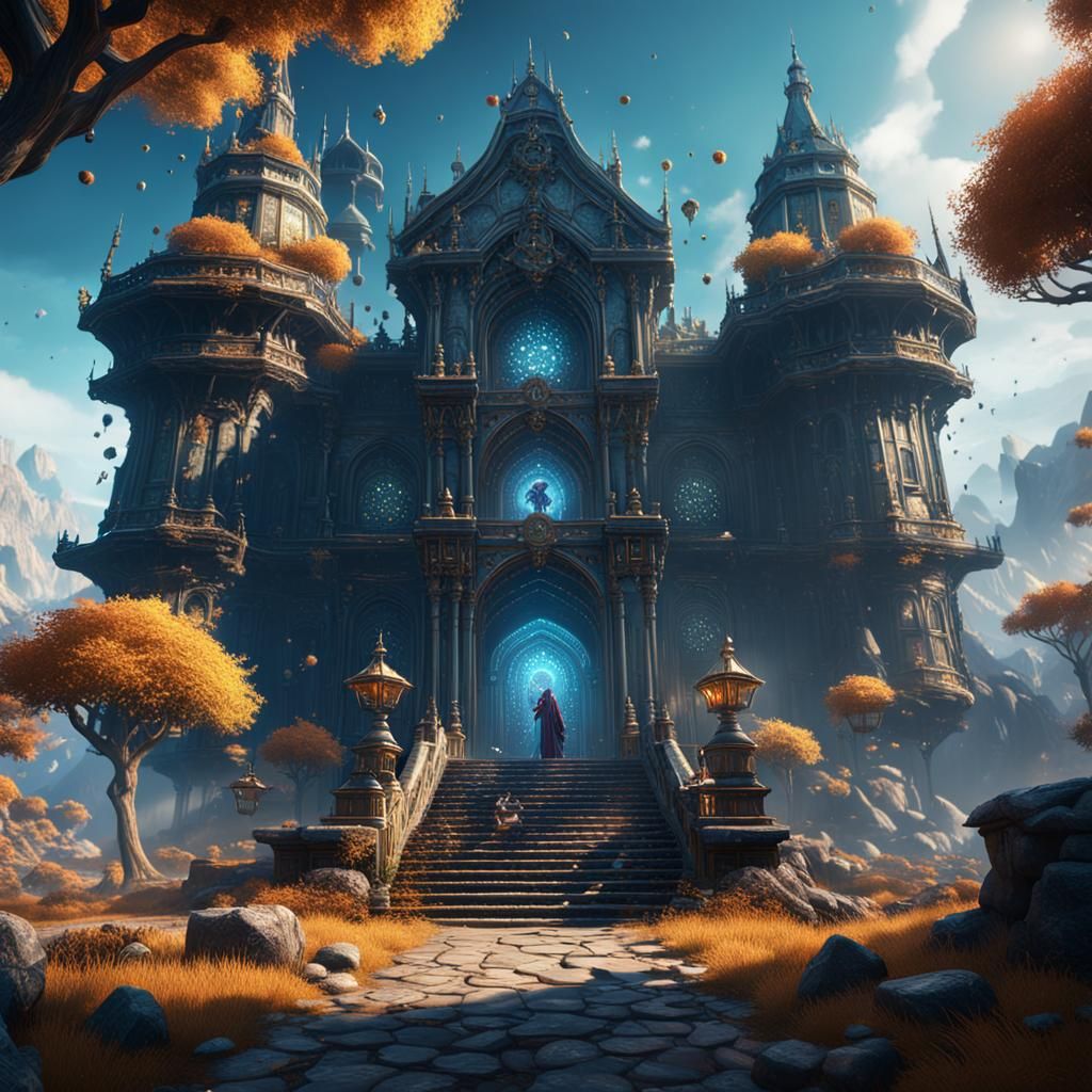 Fantastical Concept Art with Intricate Detail