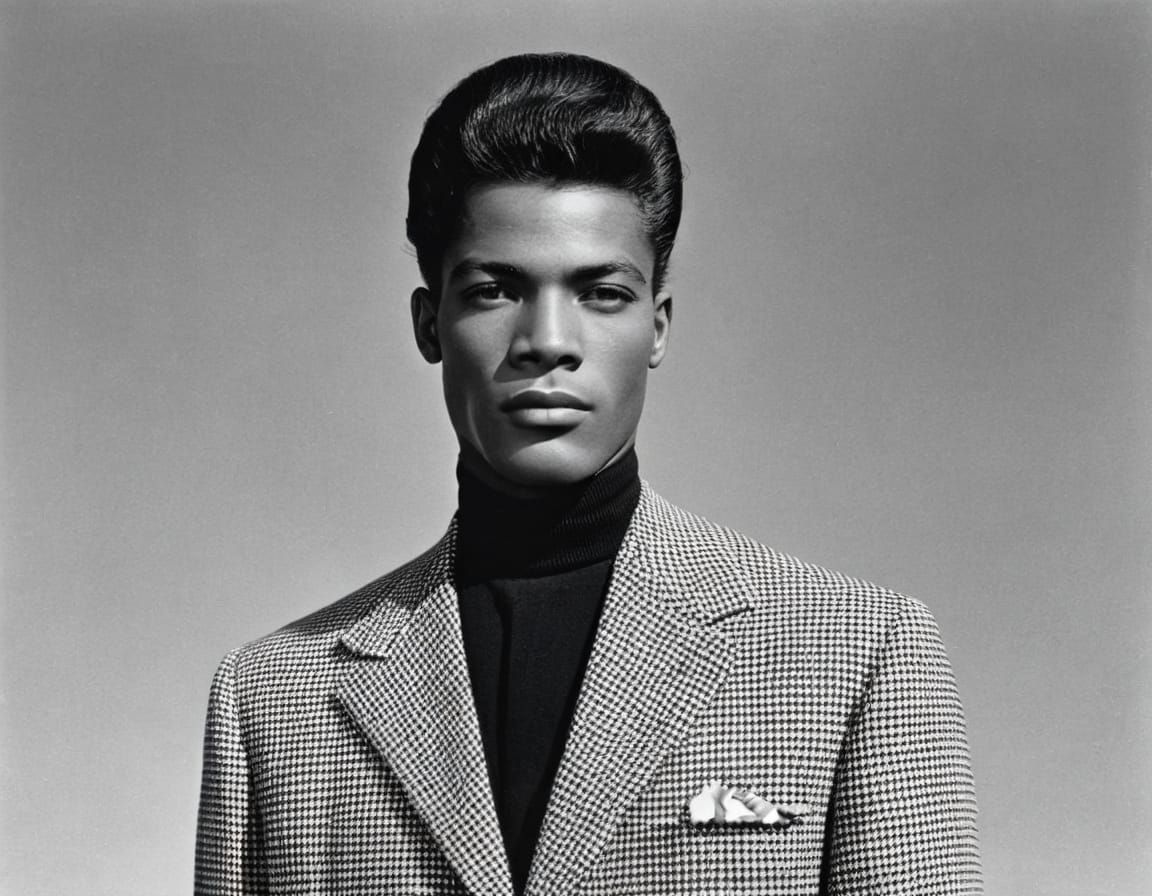 1950s Black Men's Fashion: A Vintage Portrait