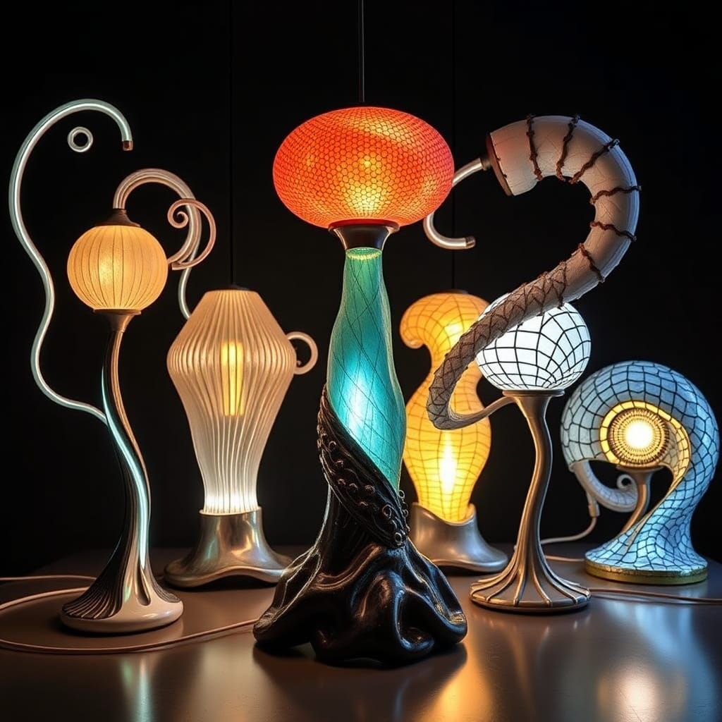 Avant-Garde Lamps Merge Surrealism with Industrial Design