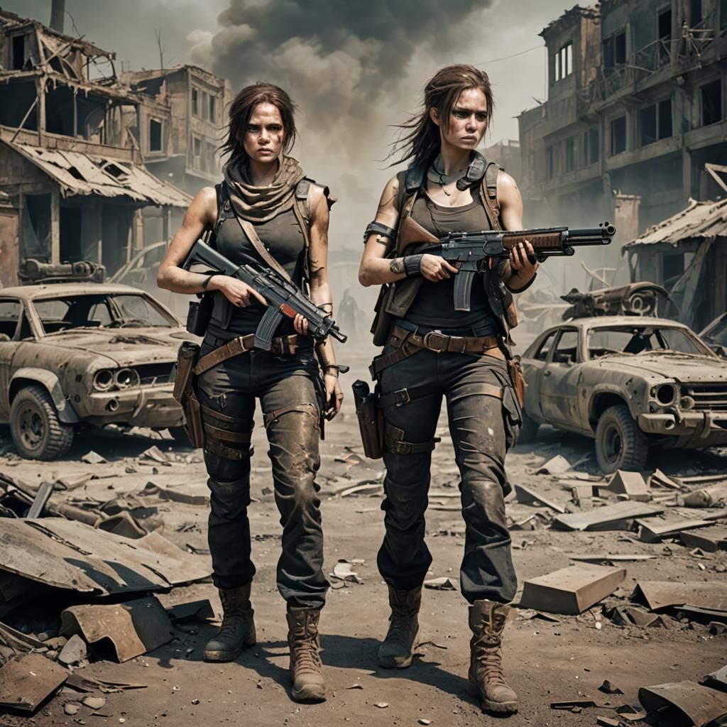 Post-Apocalyptic Warriors: Girls with Guns