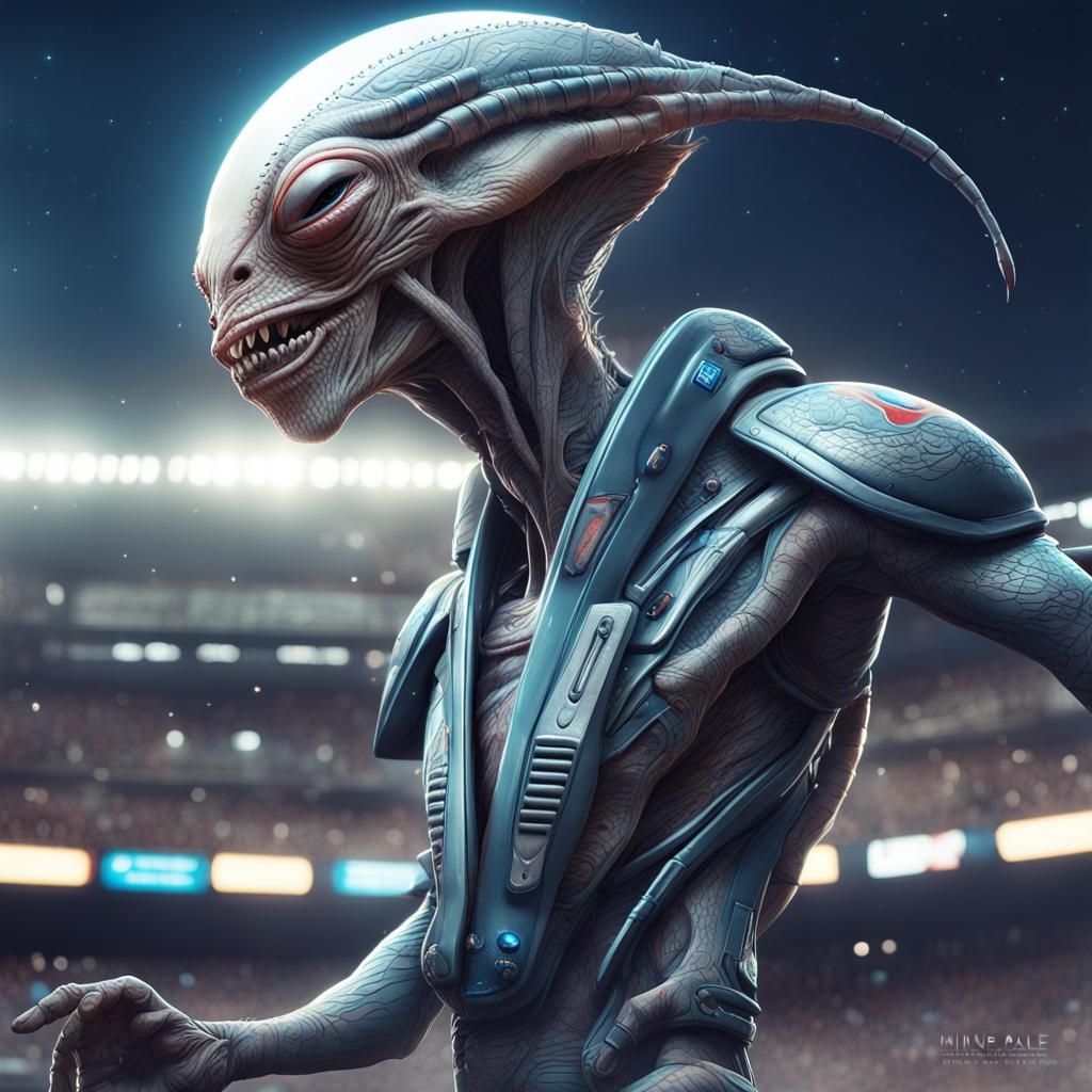 Alien baseball player (E)