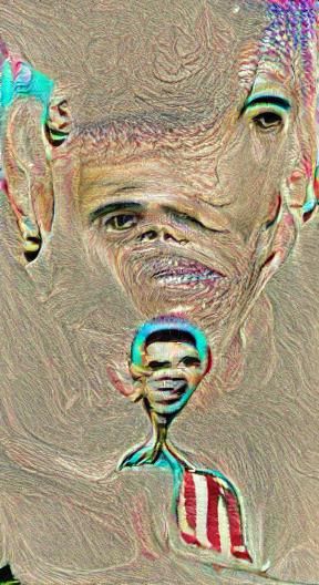Alien Obama: A Humorous AI-Generated Image