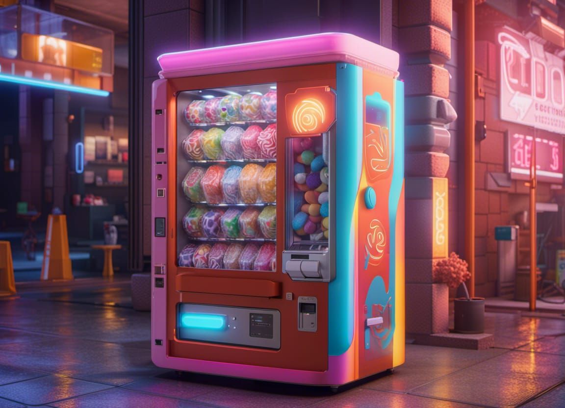 Candy vending machine