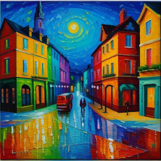 Magical Mystery Illustration in Expressionist Style