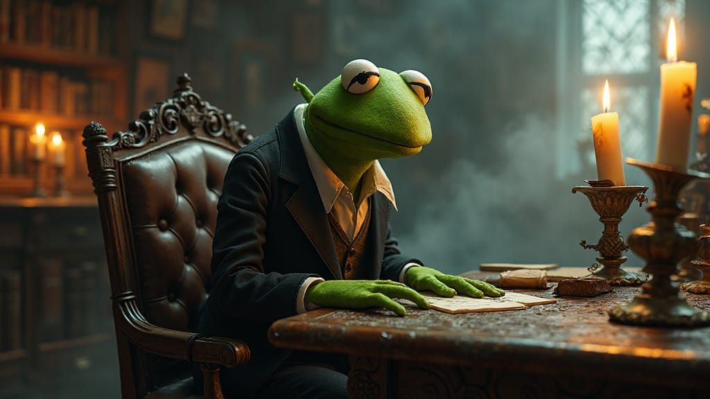 Gothic Frog of Cthulhu's Realm