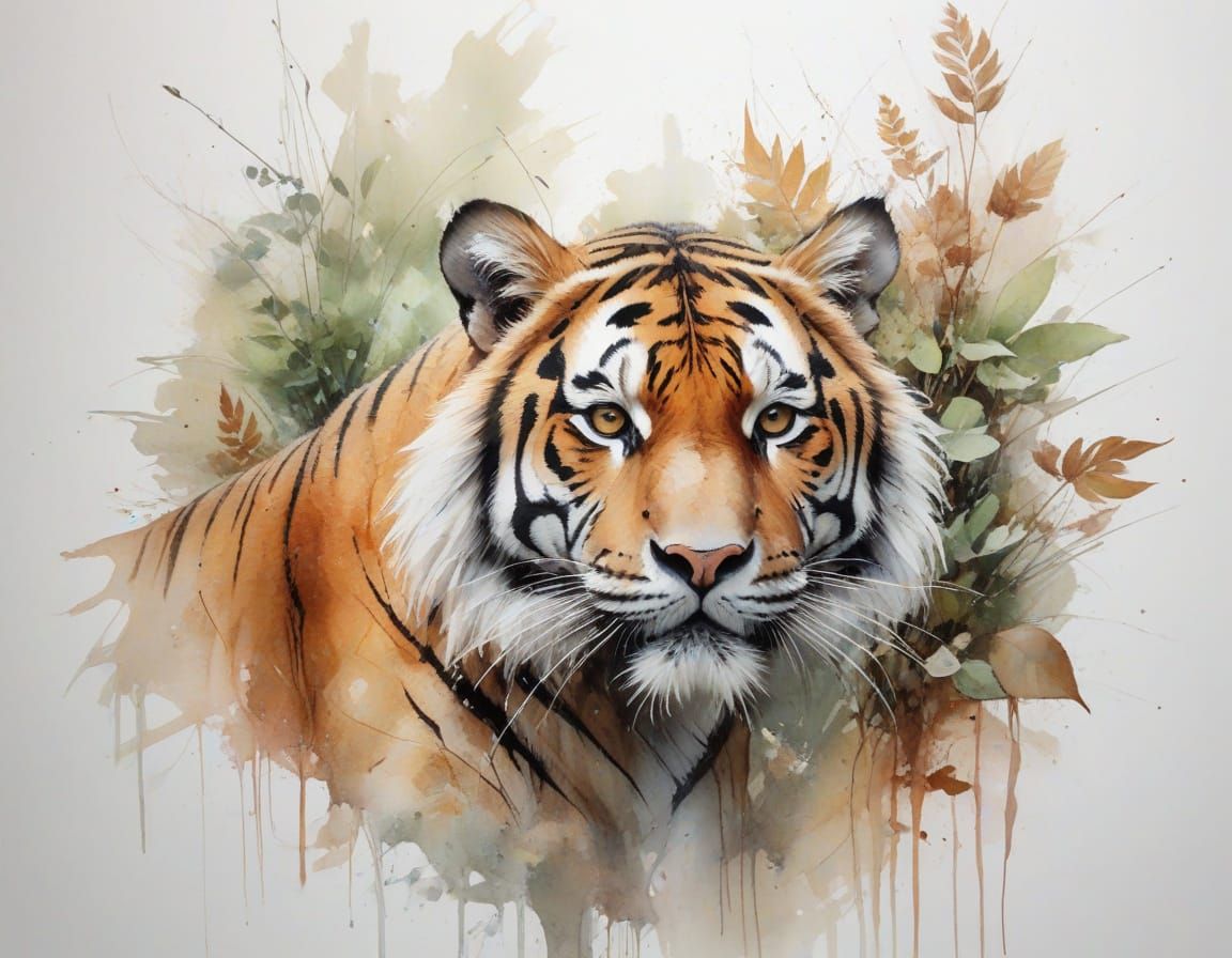 Bengal Tiger on Rocky Ledge in Sun-Dappled Jungle