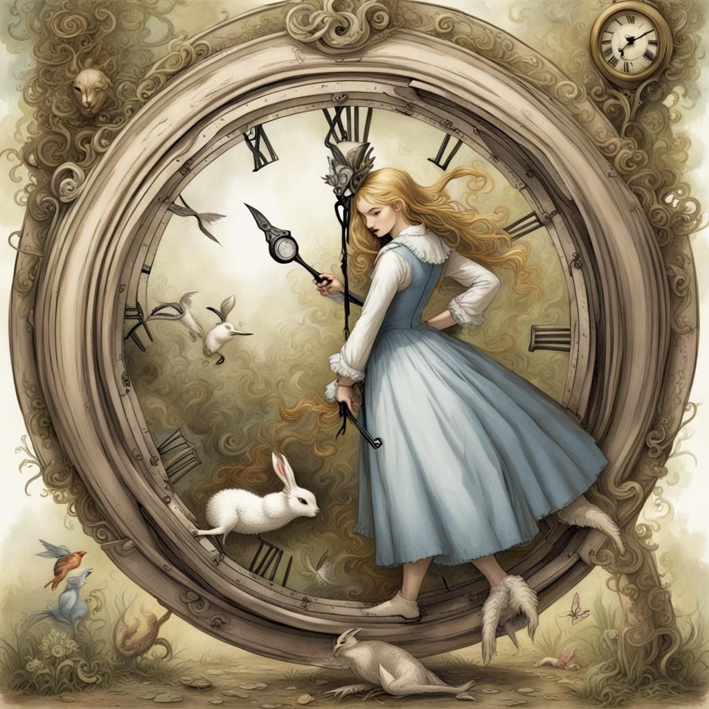 Keira Swan and the White Rabbit's Clock