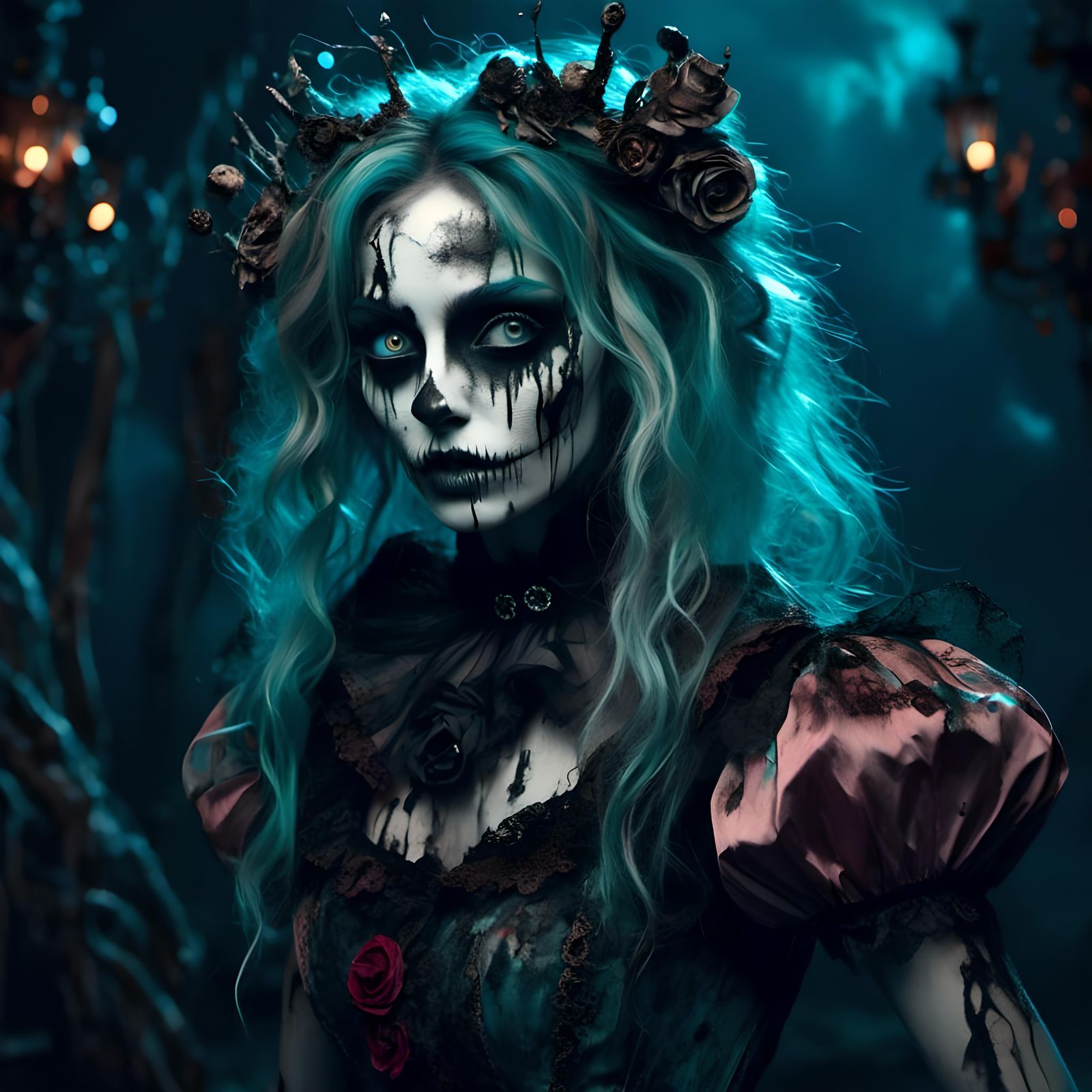 Creepy Alice in Wonderland Portrait