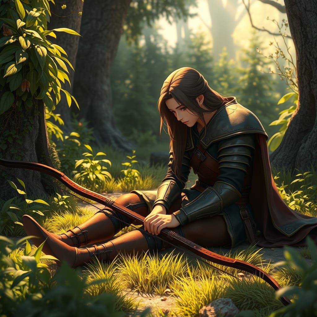 Kael Offers His Bow in Anime-Inspired Romanticism