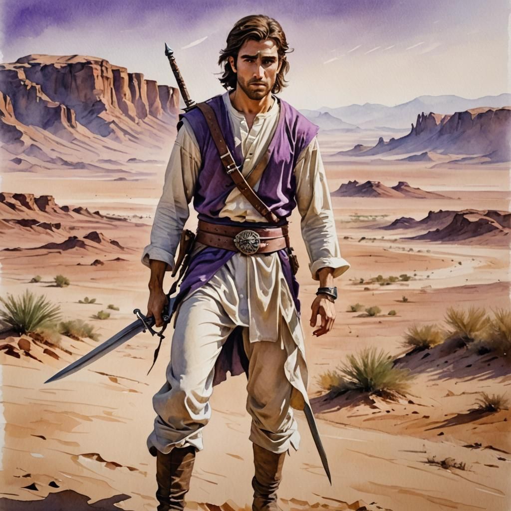 A warrior from the desert