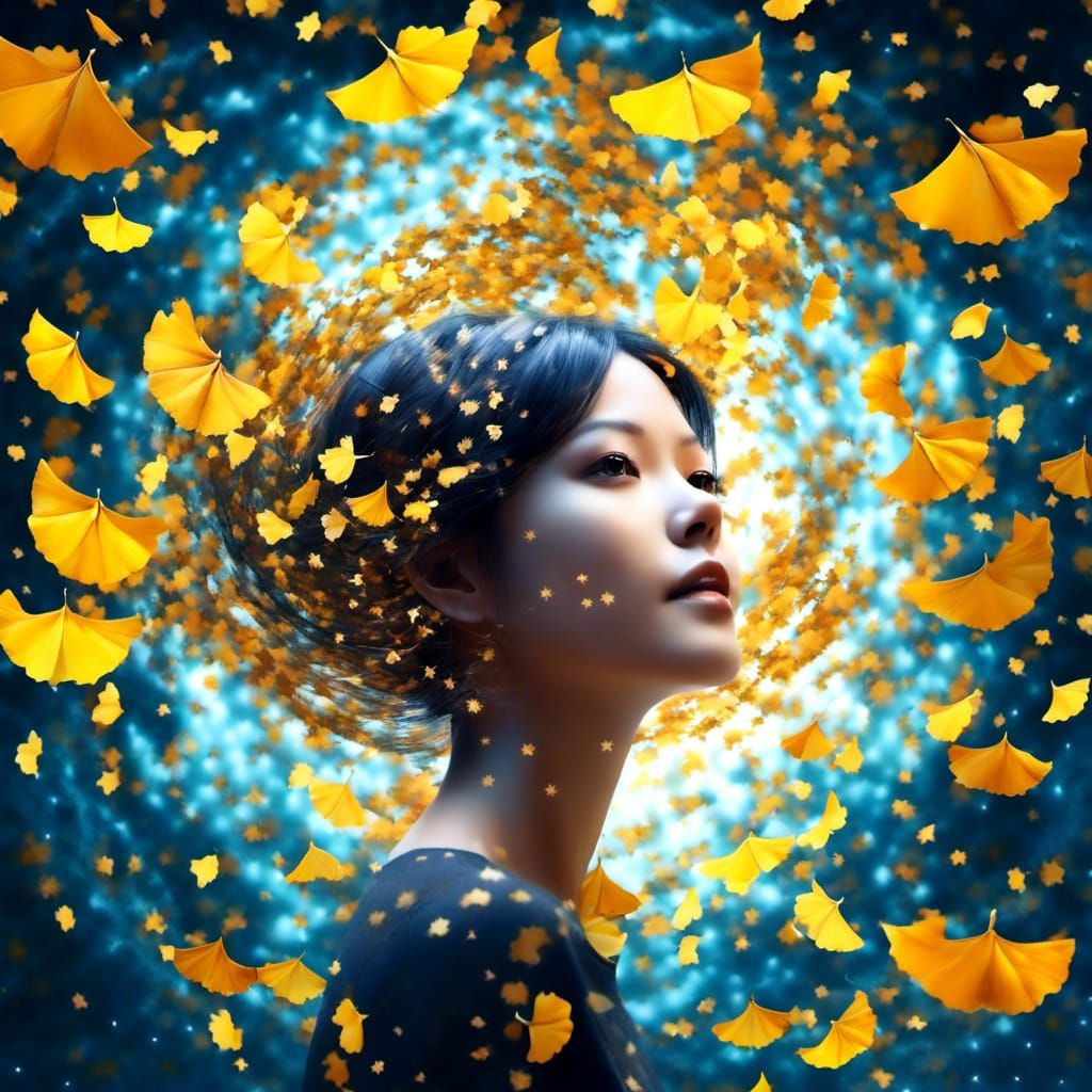 Ginkgo Leaves Fantasy