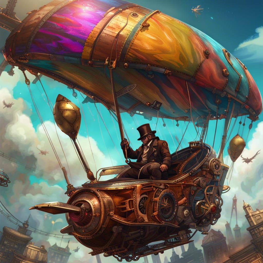 Glider,steampunk style