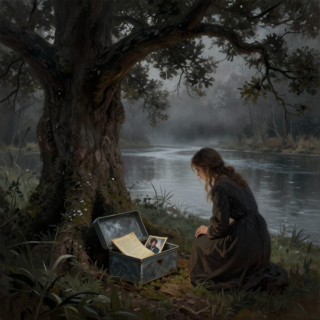 Mysterious Discovery on Riverbank at Dawn