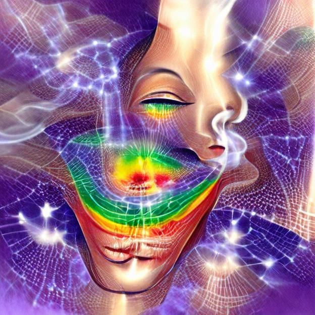 Radiant High-Vibrational Being of Light