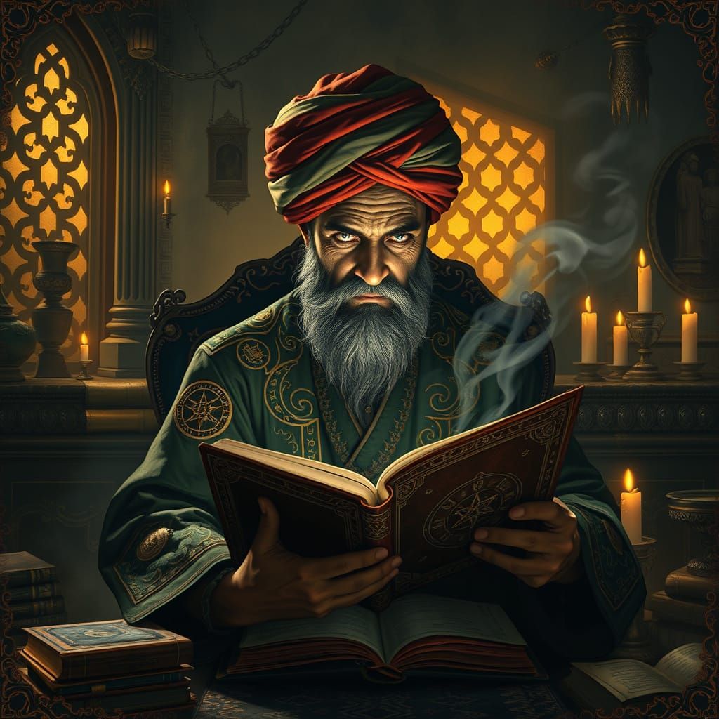 Enigmatic Scholar in a Haunting Arabian Study
