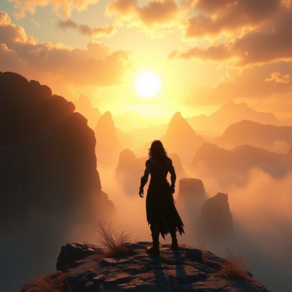 Golden Dawn: A Mystical Landscape Awakened