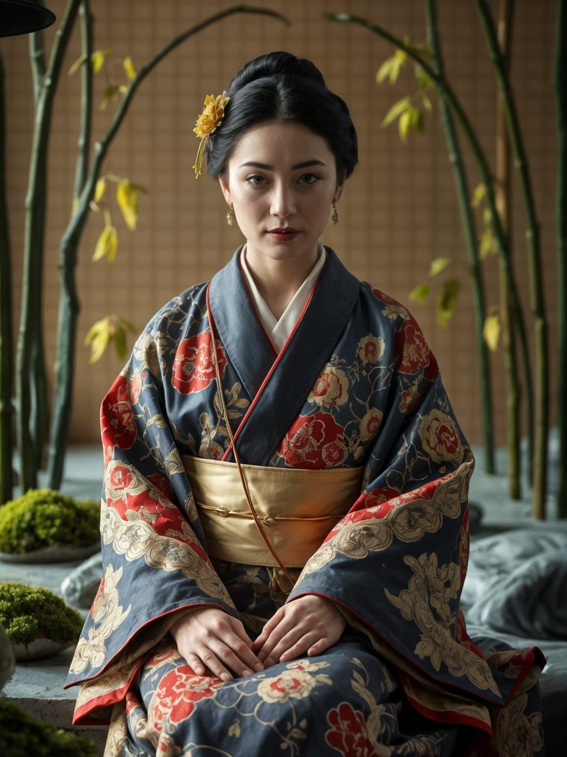 Wet Brush Synthetism Photorealism Kintsugi Image