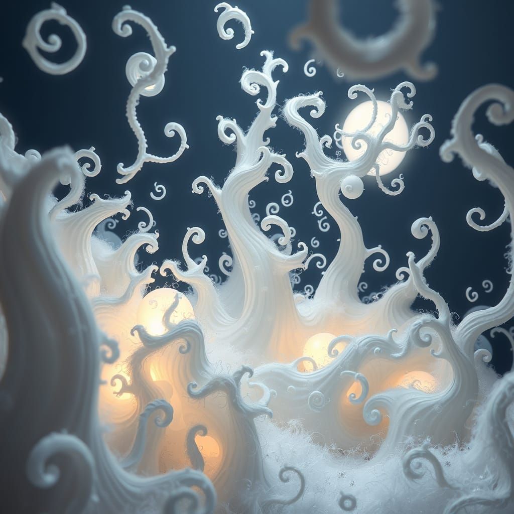 Ethereal Whimsy: Dreamlike Forms in Soft Focus