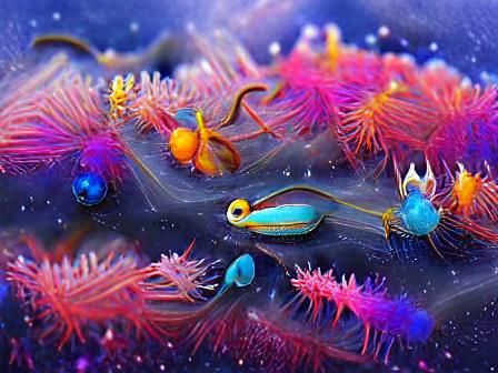 Alien Ocean: Colorful Aquatic Life